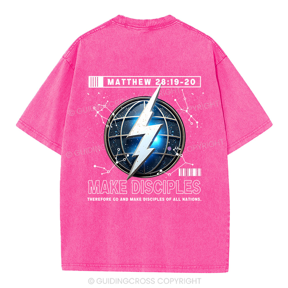 Therefore-Go-And-Make-Disciples-Of-All-Mations-Christian-Washed-T-Shirt