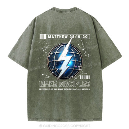 Therefore-Go-And-Make-Disciples-Of-All-Mations-Christian-Washed-T-Shirt