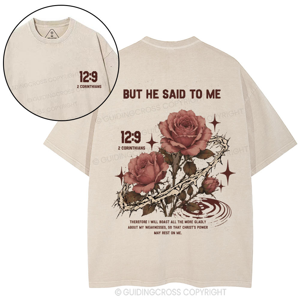 New-Sample Christian Washed T-Shirt Sale - GuidingCross
