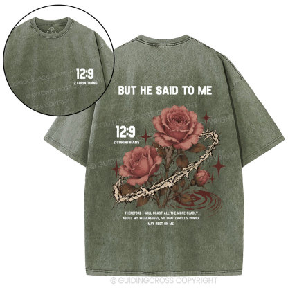 Therefore I Will Boast All The Nore Gladly Christian Washed T-Shirt