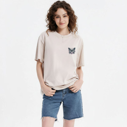 Therefore If Anyone  Is In Christ Christian Washed T-Shirt