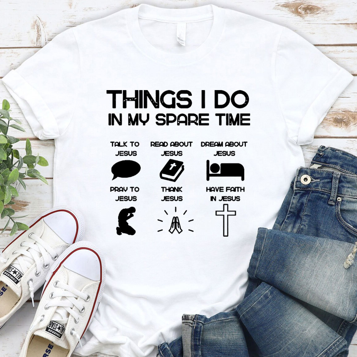Things I Do In My Spare Time Christian T-Shirt