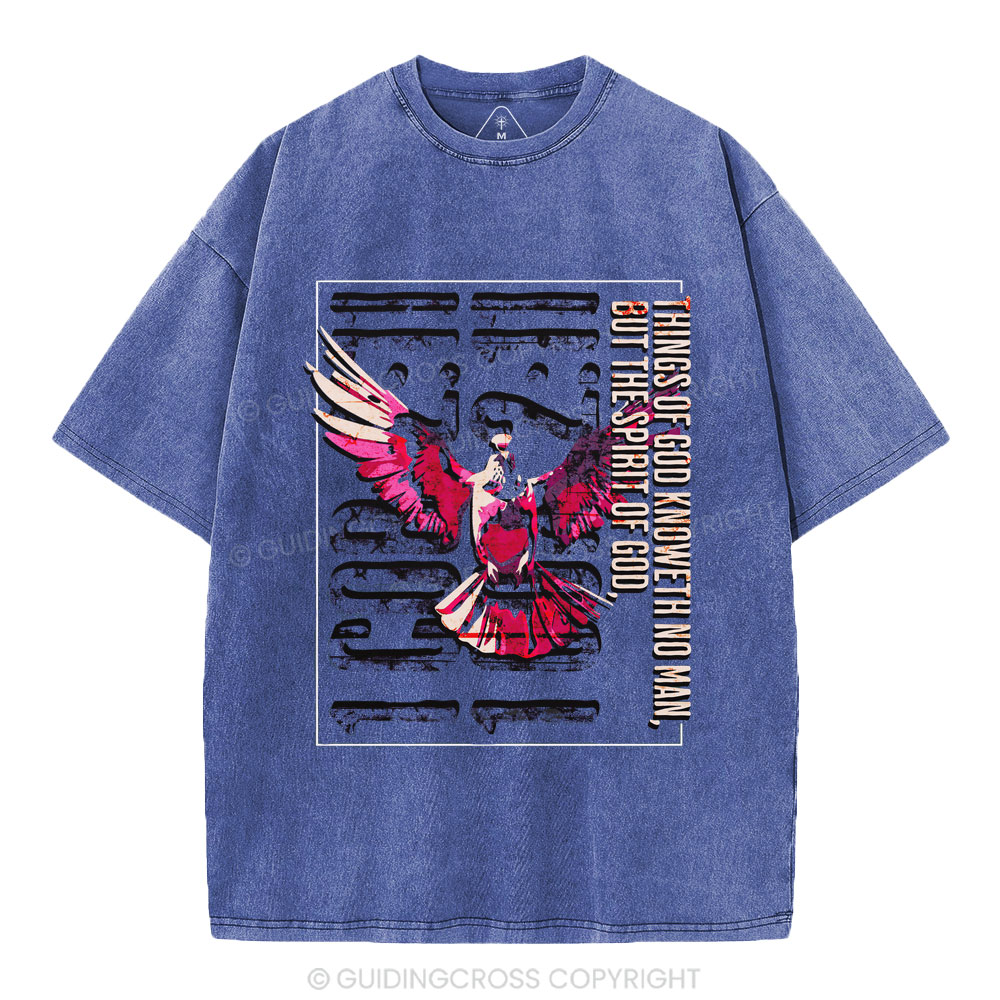 Thinks Of God Knoweth No Man Christian Washed T-Shirt