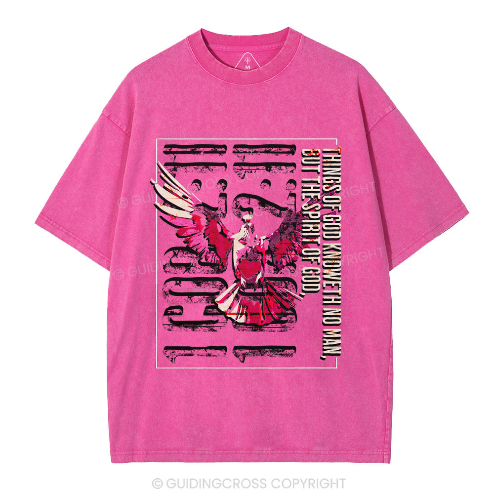 Thinks Of God Knoweth No Man Christian Washed T-Shirt