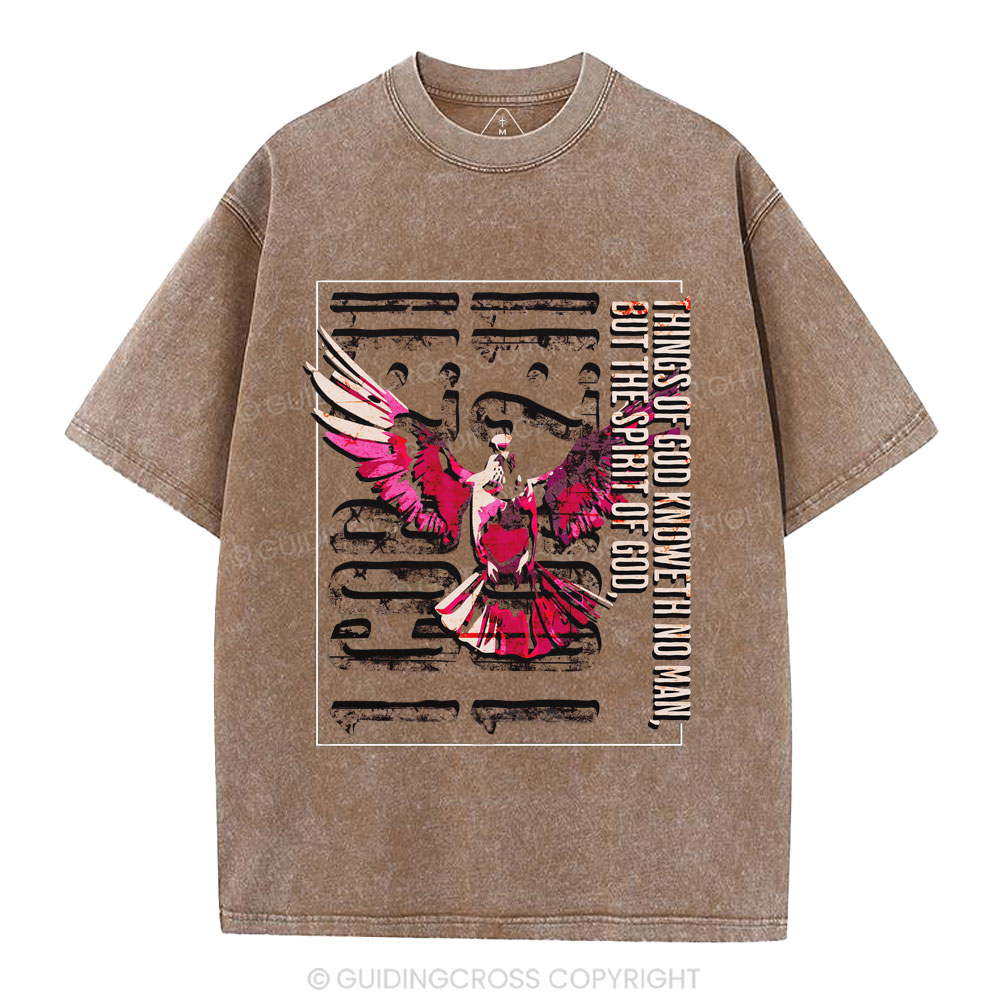 Thinks Of God Knoweth No Man Christian Washed T-Shirt