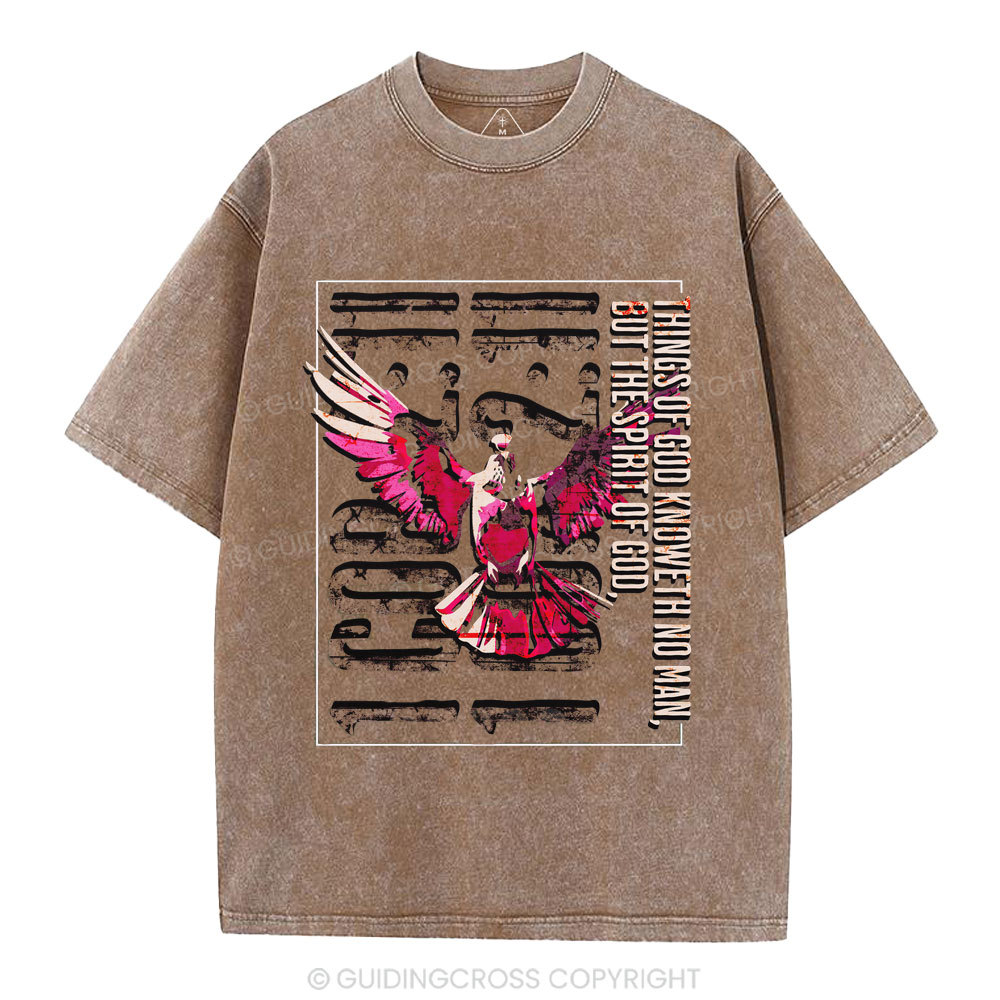 Thinks Of God Knoweth No Man Christian Washed T-Shirt