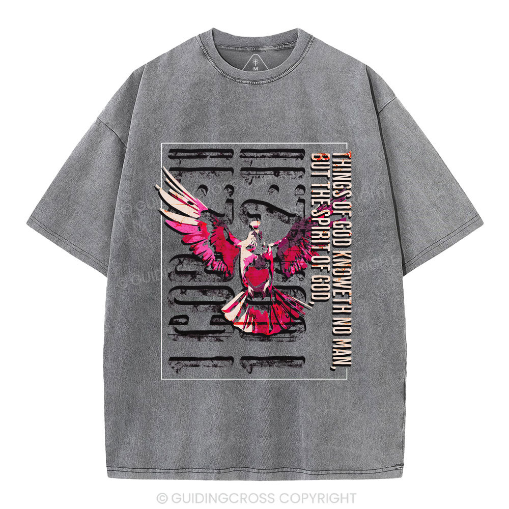 Thinks Of God Knoweth No Man Christian Washed T-Shirt