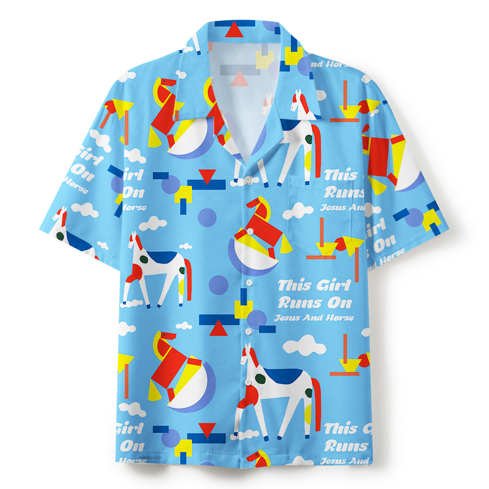 Frist Of All I'm God Pieces Christian Hawaiian Shirt Sale - GuidingCross