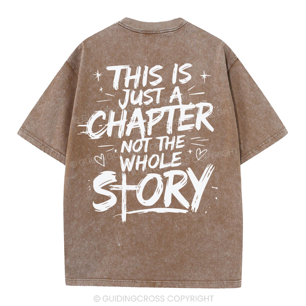 This Is Just A Chapter Not The Whole Story Christian Washed T-Shirt