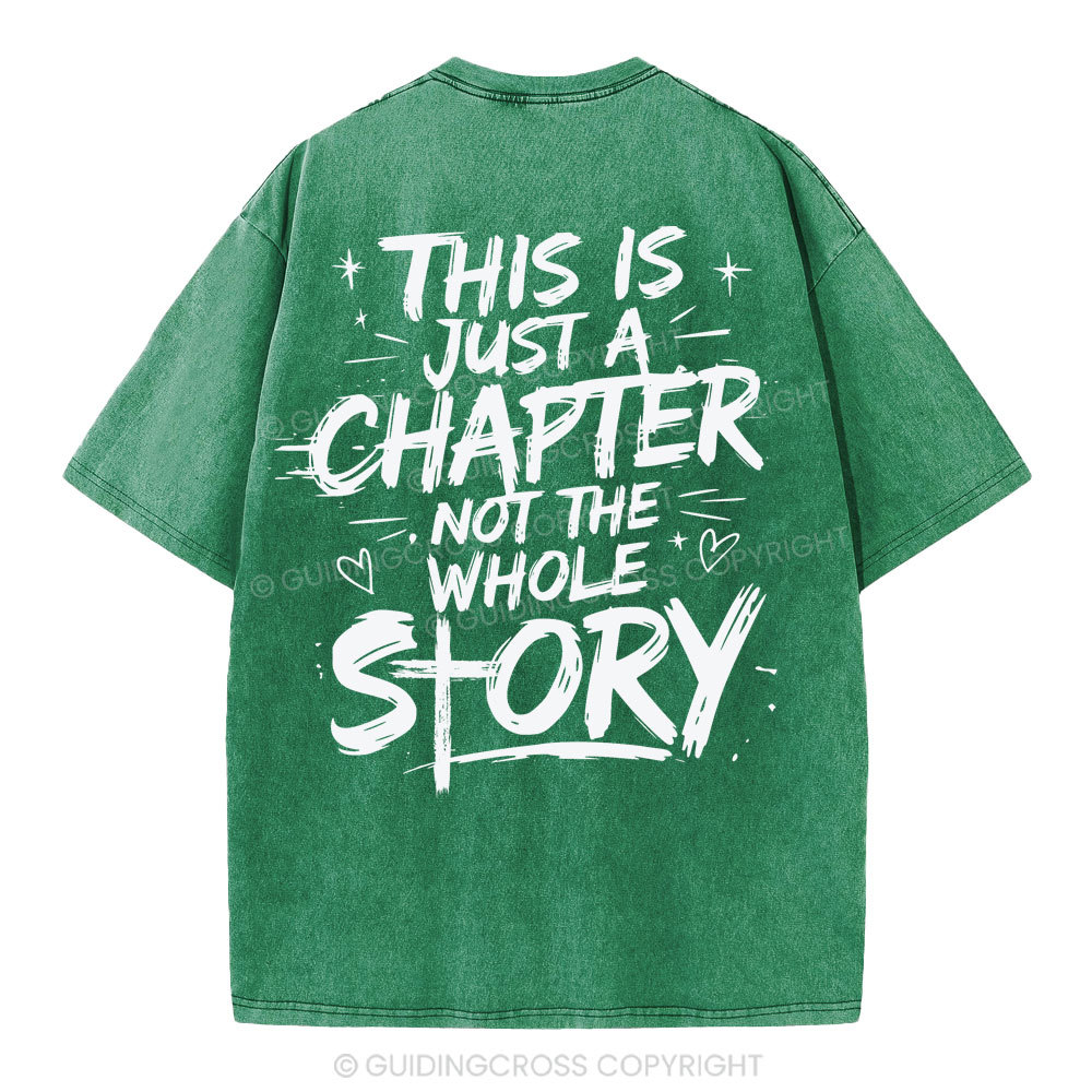 This Is Just A Chapter Not The Whole Story Christian Washed T-Shirt