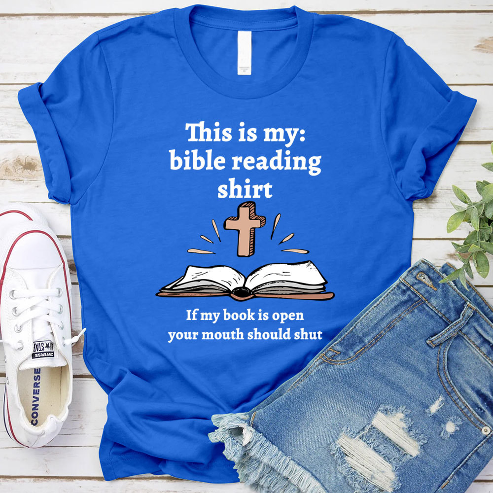 This Is My Bible Reading Shirt Christian T-Shirt