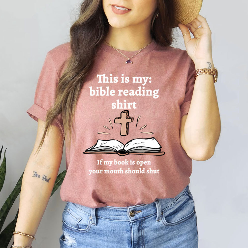 This Is My Bible Reading Shirt Christian T-Shirt