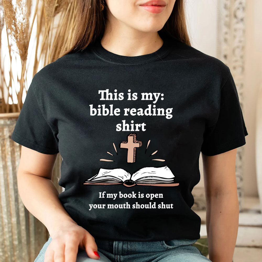 This Is My Bible Reading Shirt Christian T-Shirt