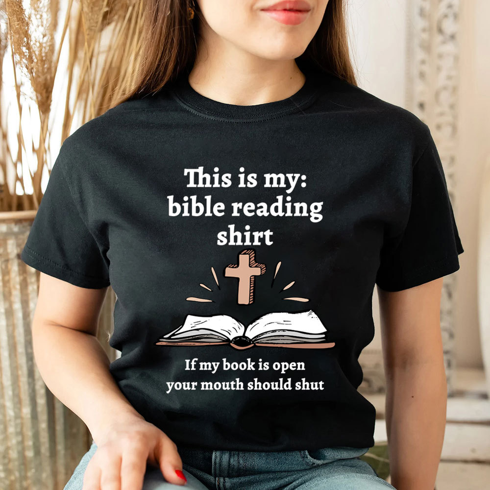 This Is My Bible Reading Shirt Christian T-Shirt