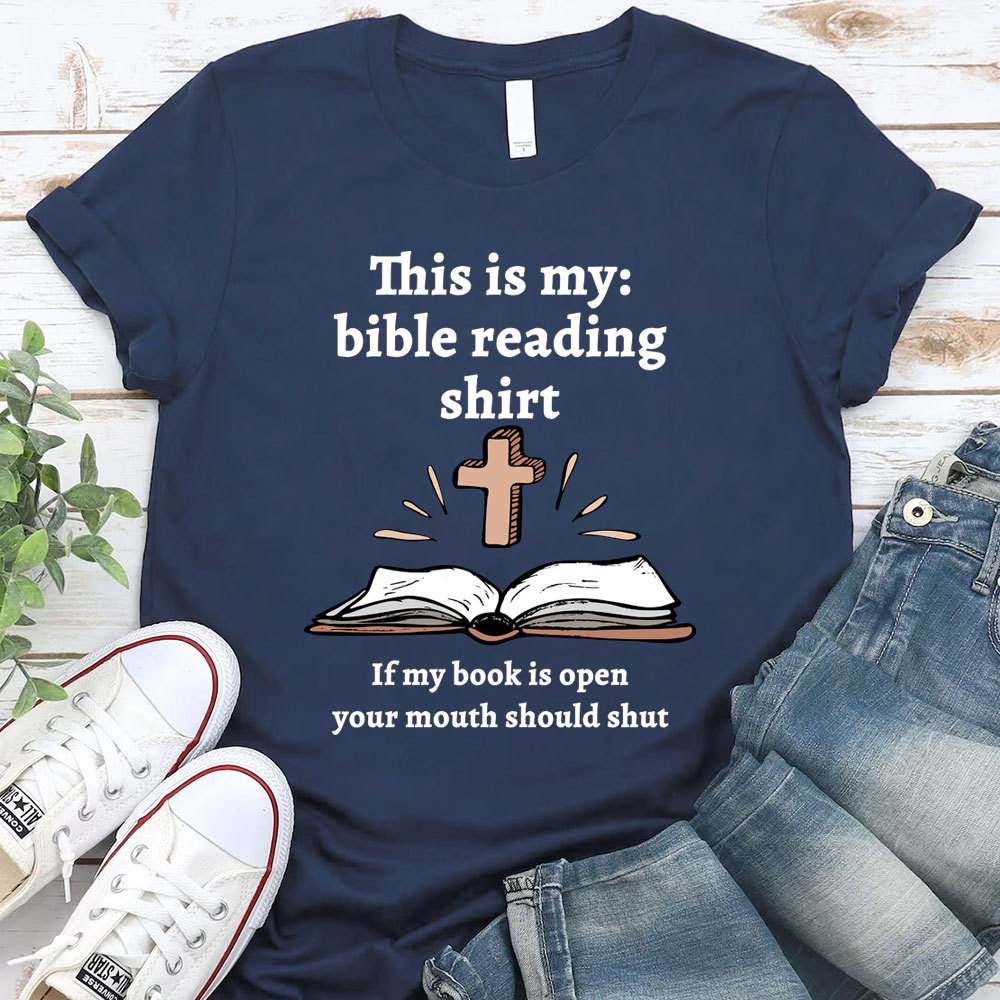 This Is My Bible Reading Shirt Christian T-Shirt
