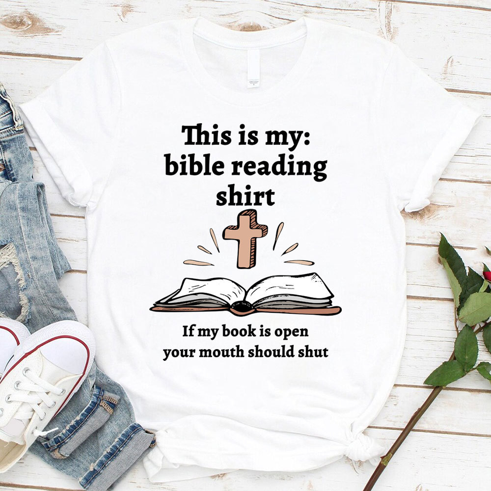 This Is My Bible Reading Shirt Christian T-Shirt