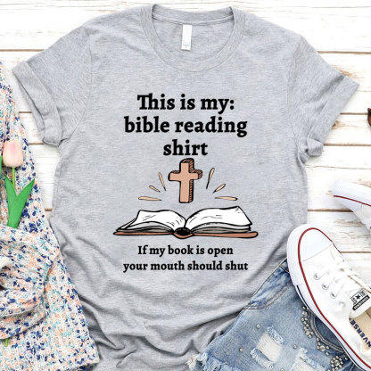 This Is My Bible Reading Shirt Christian T-Shirt