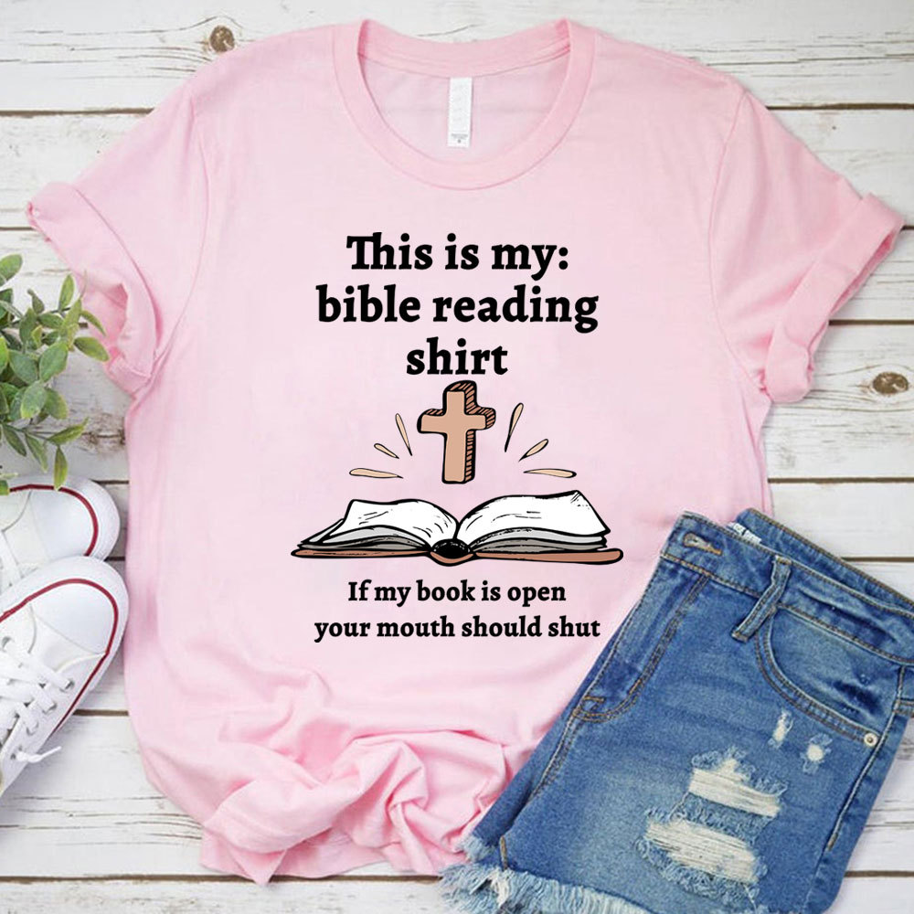 This Is My Bible Reading Shirt Christian T-Shirt