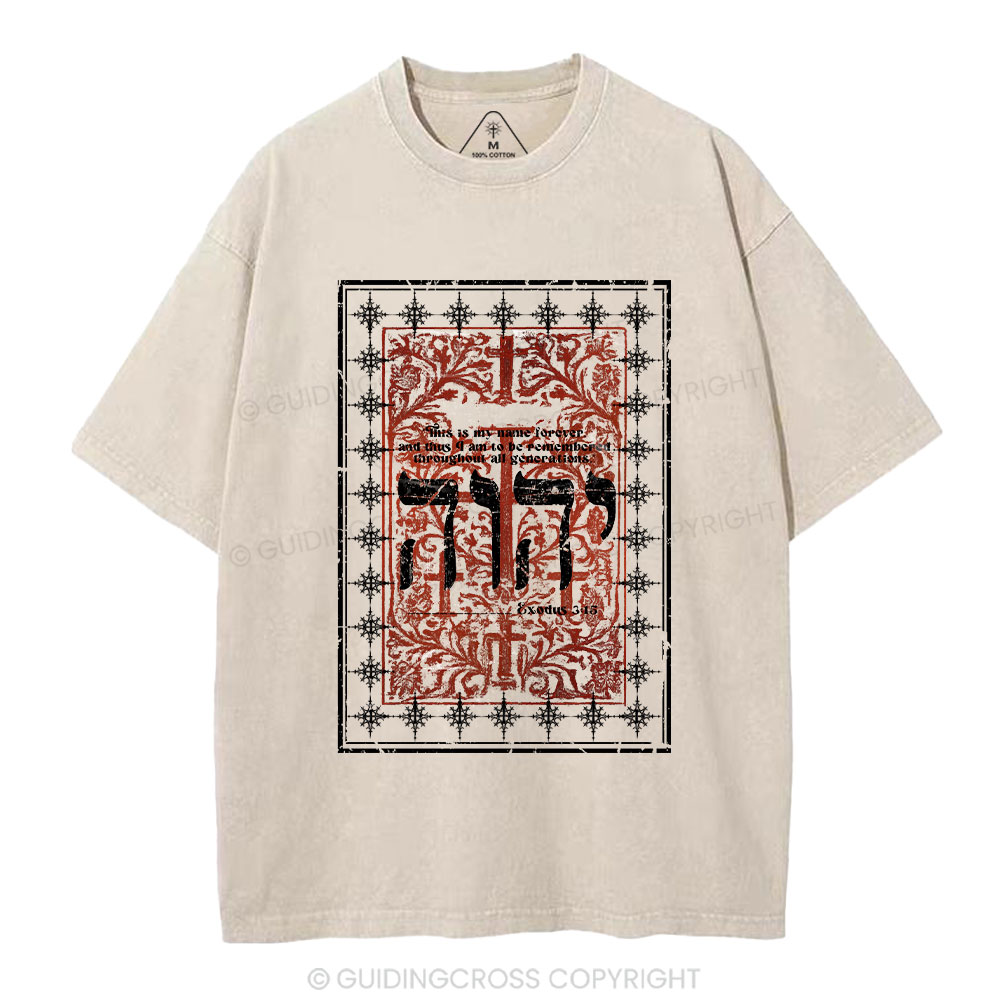 This Is My Name Christian Washed T-Shirt