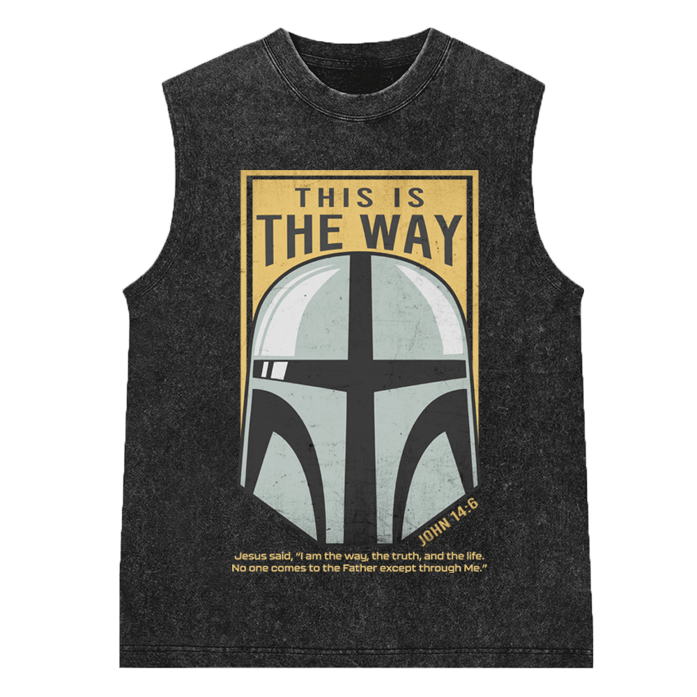 This Is The Way Christian Washed Sleeveless Tee