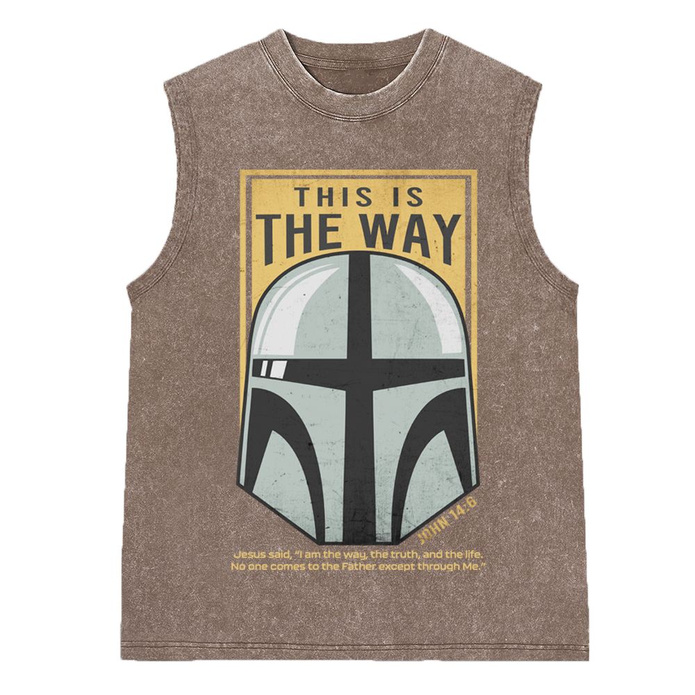 This Is The Way Christian Washed Sleeveless Tee