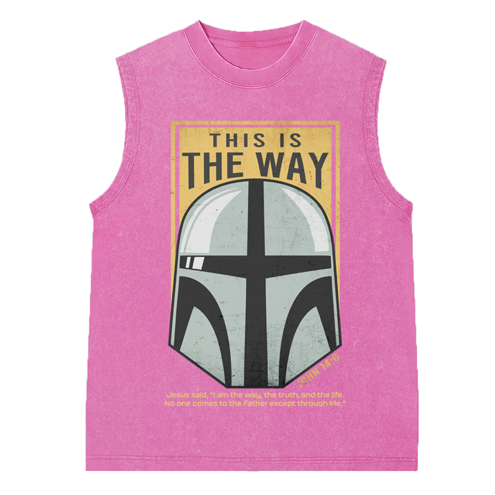 This Is The Way Christian Washed Sleeveless Tee