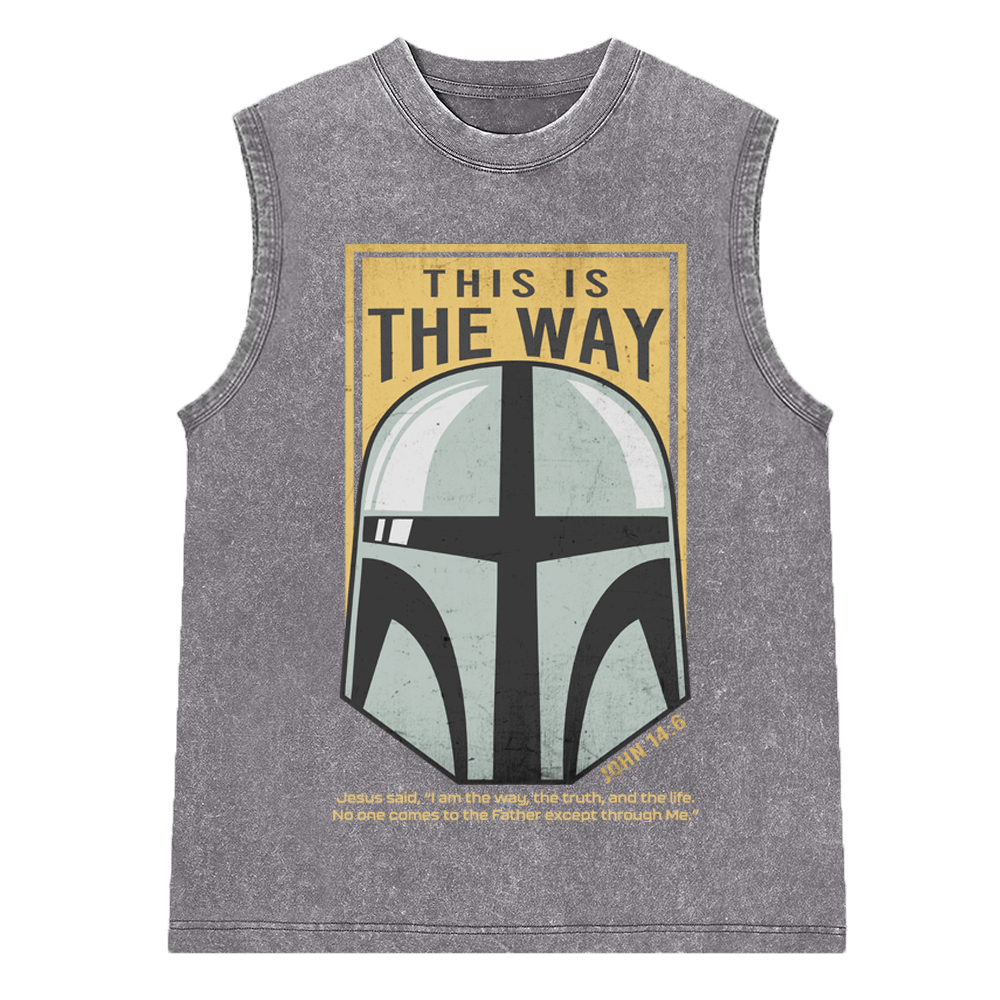 This Is The Way Christian Washed Sleeveless Tee