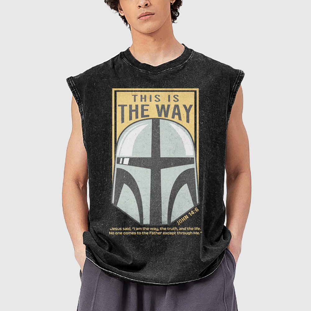 This Is The Way Christian Washed Sleeveless Tee