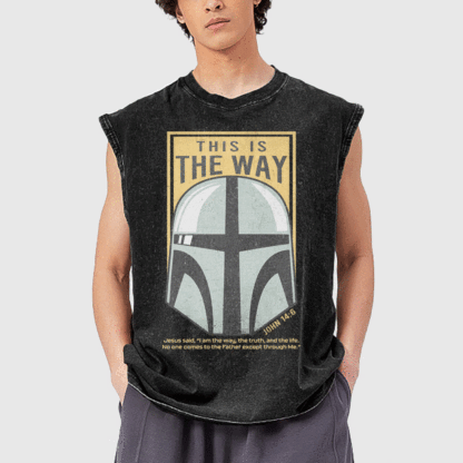 This Is The Way Christian Washed Sleeveless Tee
