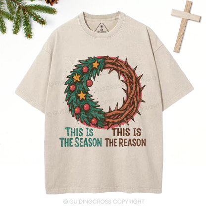 This The Season This Is The Reason Christian Washed T-Shirt