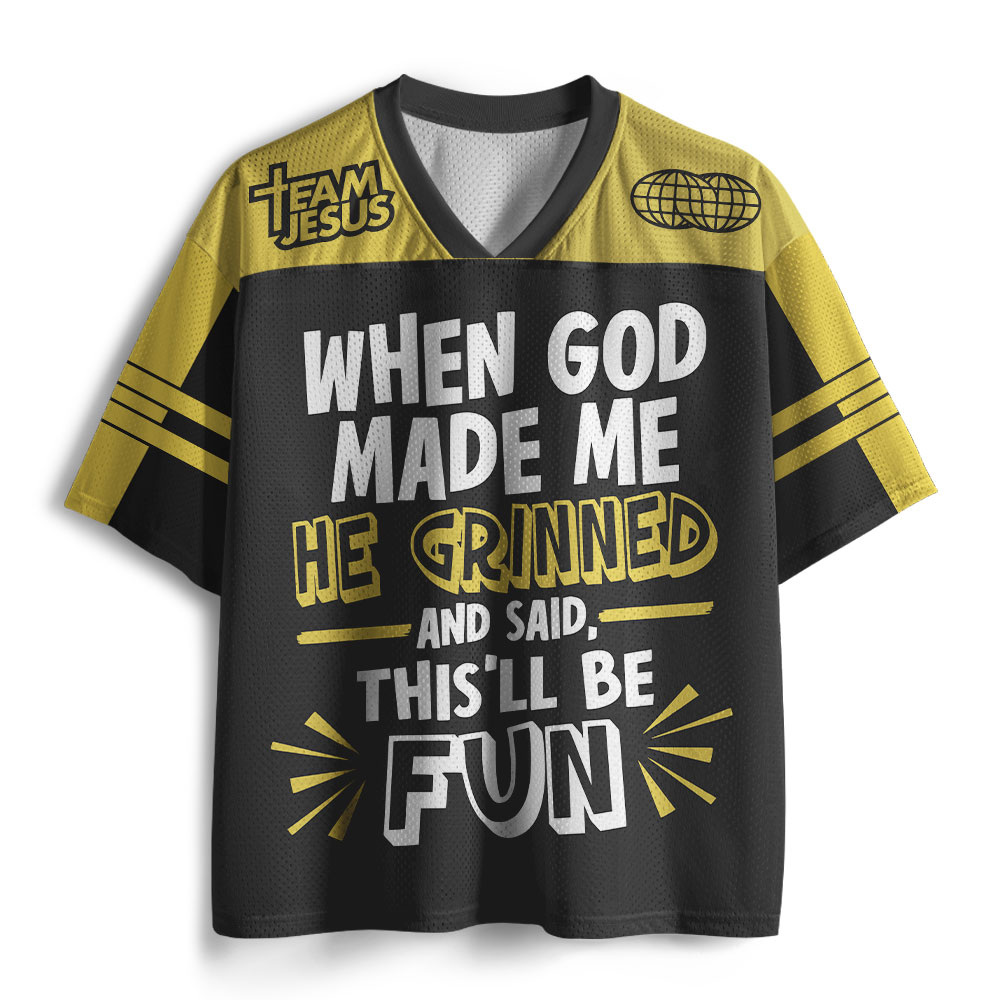 This'll Be Fun Christian Mesh Jersey