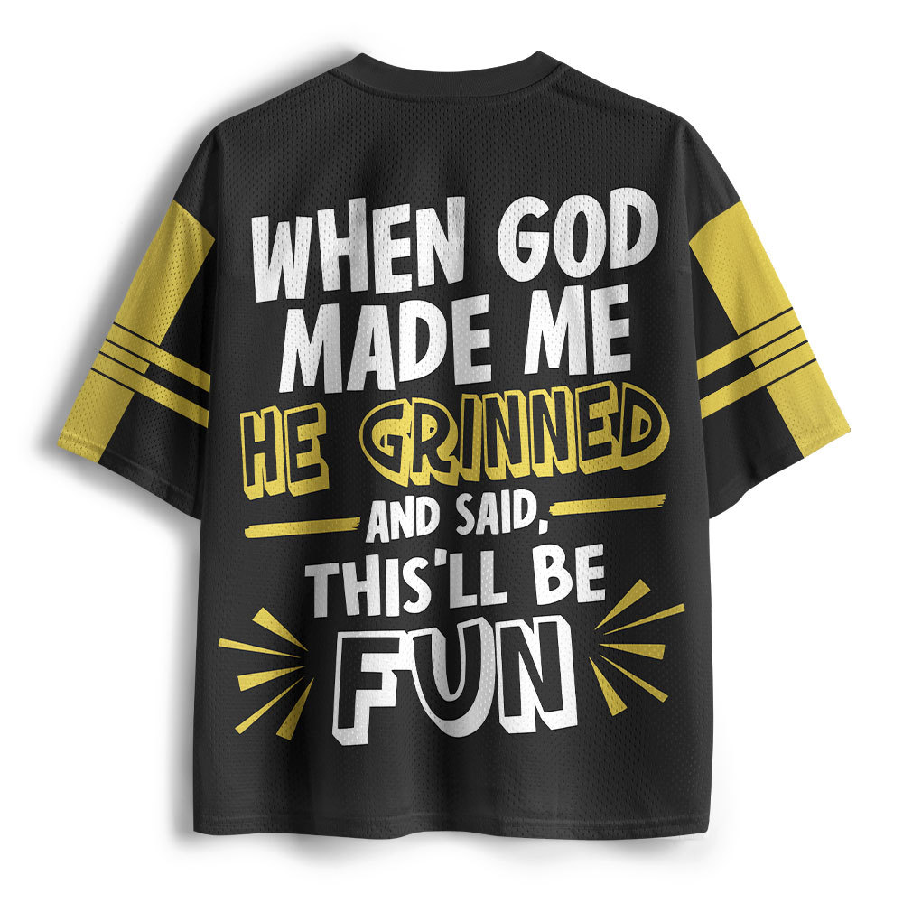 This'll Be Fun Christian Mesh Jersey