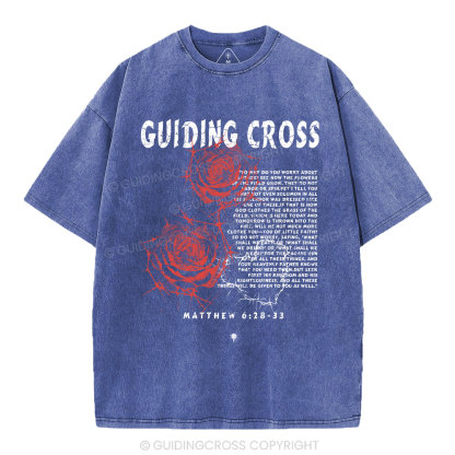 Thorn Rose Christian Washed T-Shirt