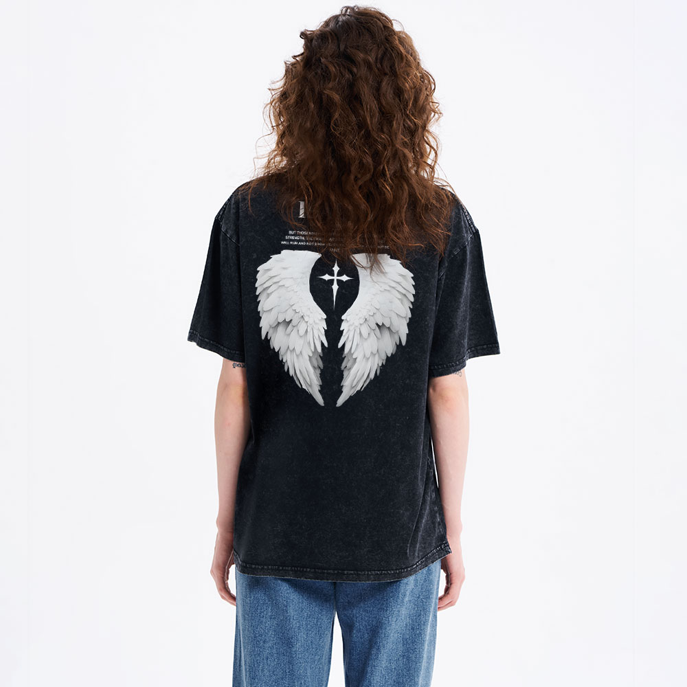 Those Who Hope In The Lord Will Renew Christian Washed T-Shirt