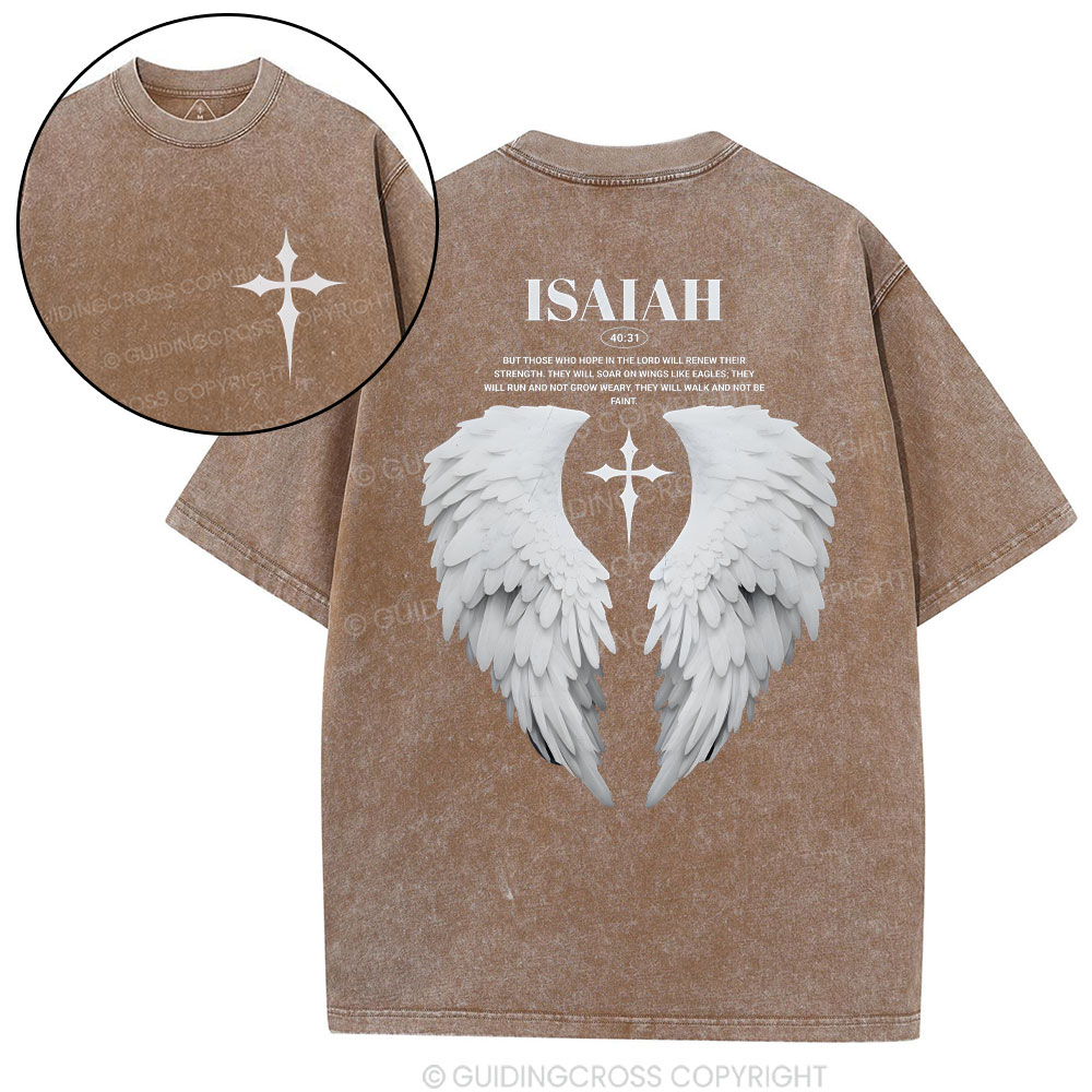 Those Who Hope In The Lord Will Renew Christian Washed T-Shirt