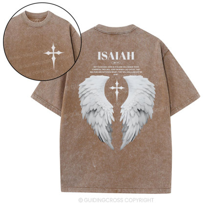 Those Who Hope In The Lord Will Renew Christian Washed T-Shirt