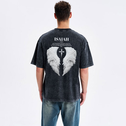 Those Who Hope In The Lord Will Renew Christian Washed T-Shirt