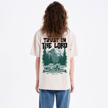 Those Who Trust In The Lord Christian Washed T-Shirt