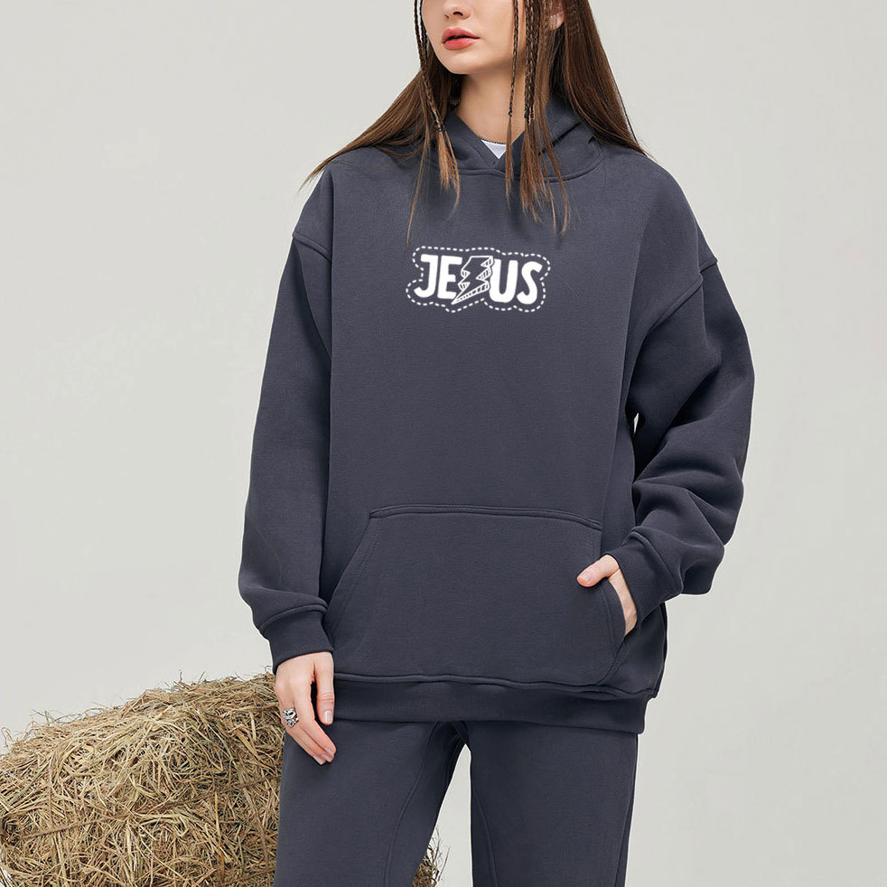 Through Him With Him In Him Christian Fleece Hoodie Set