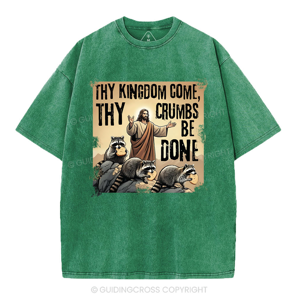Thy Kingdom Come Christian Washed T-Shirt