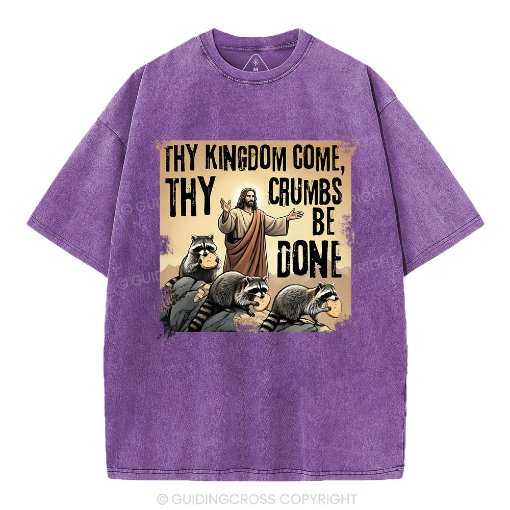 Thy Kingdom Come Christian Washed T-Shirt