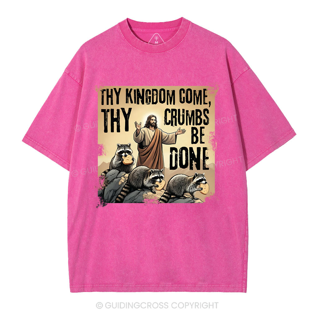 Thy Kingdom Come Christian Washed T-Shirt