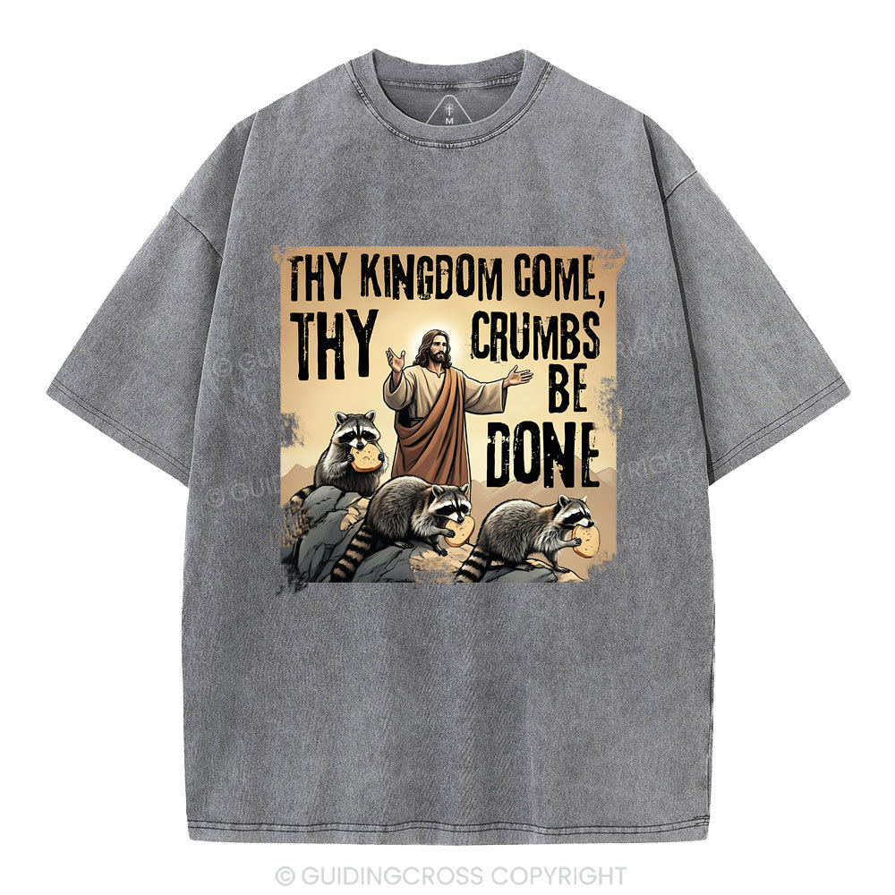 Thy Kingdom Come Christian Washed T-Shirt
