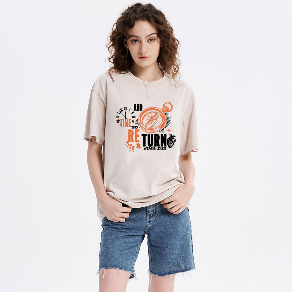 Time And To Return Christian Washed T-Shirt