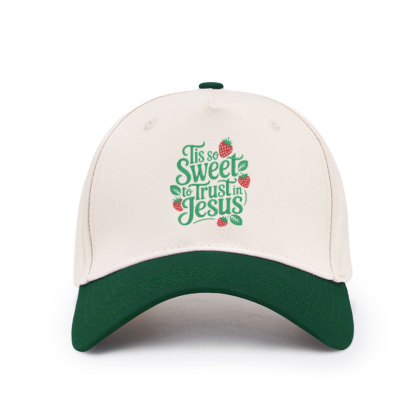 Tis Sweet To Trust In Jesus Christian Trucker Hat