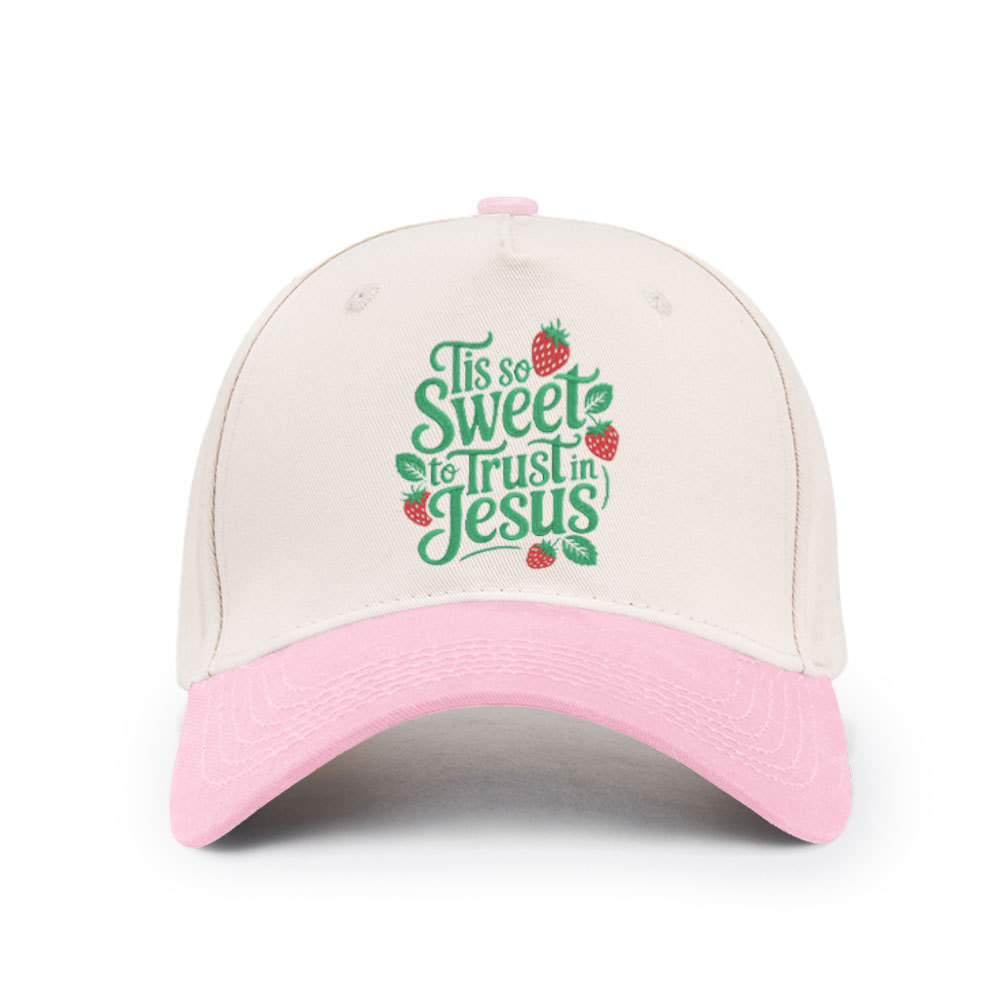 Tis Sweet To Trust In Jesus Christian Trucker Hat