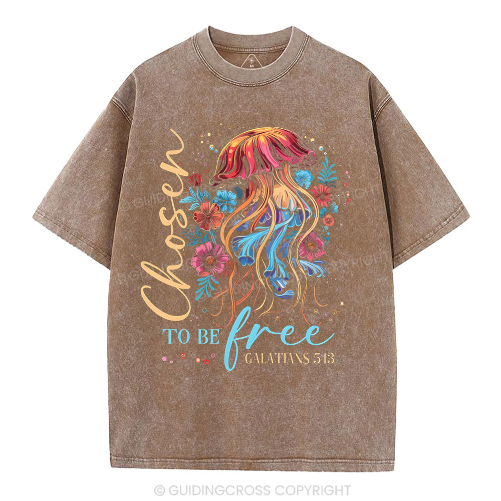 To Be Free Christian Washed T-Shirt