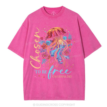 To Be Free Christian Washed T-Shirt
