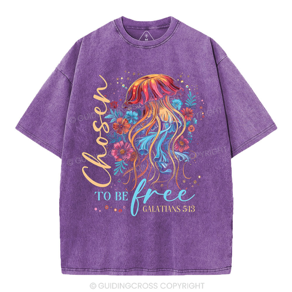 To Be Free Christian Washed T-Shirt