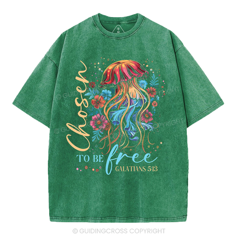 To Be Free Christian Washed T-Shirt